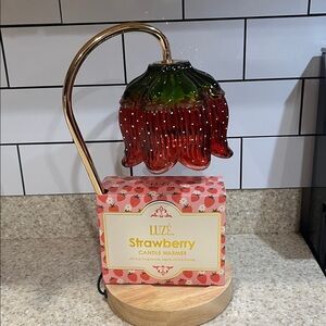Strawberry Candle Warmer - Red and Green